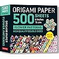 Origami Paper 500 Sheets Kaleidoscope Patterns 4 Inches 10 Cm High