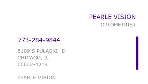 1528279981 Npi Number Pearle Vision Chicago Il Npi Registry