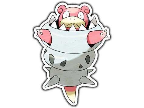 Mega Slowbro Sticker Water Proof Weather Proof Vinyl Sticker Decal Ts For Him Ts For