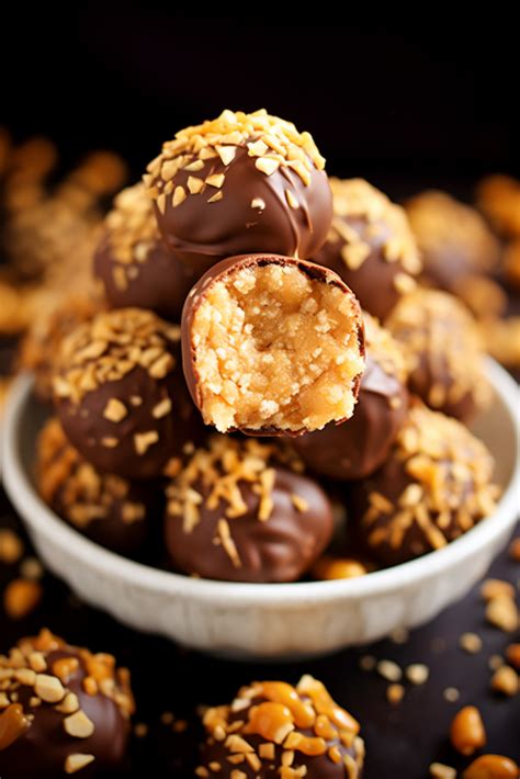 Peanut Butter Balls With Rice Krispies