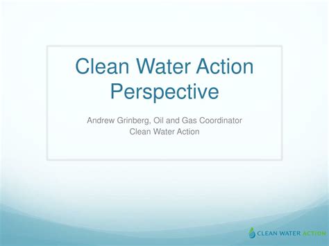 Ppt Clean Water Action Perspective Powerpoint Presentation Free