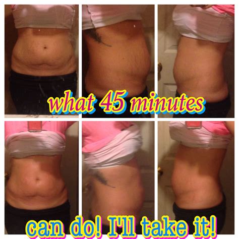 My own personal results again! I have just gotten back on the wraps