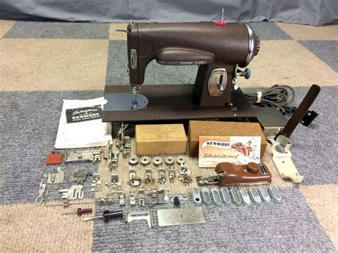 WORKS PERFECTLY VINTAGE 1948 KENMORE 117 959 95 ROTARY SEWING MACHINE