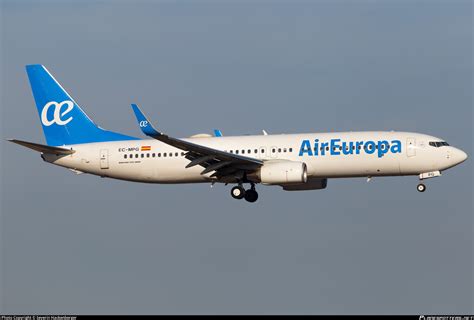 EC MPG Air Europa Boeing 737 85P WL Photo By Severin Hackenberger ID