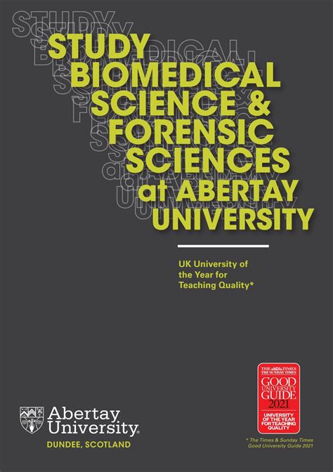 2021 22 Biomedical Sciences Forensic Science Course Booklet By