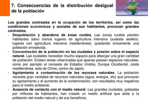 Cuales Son Las Causas De La Desigual Distribucion De La Poblacion Mondial Brainlylat