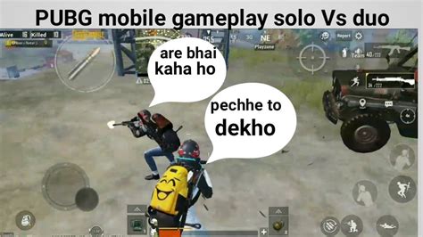 Pubg Mobile Solo Vs Duo Gameplay 16 Kills Youtube