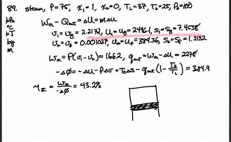 Solved Steam Is Condensed In A Closed System At A Constant Pressure Of