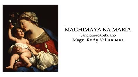 Maghimaya Ka Maria Msgr Rudy Villanueva Youtube