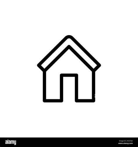 Home Icon Logo Vector design illustration. Simple House logo icon vector in flat design ...