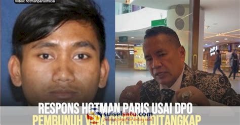 Video Respons Hotman Paris Usai Dpo Pembunuh Vina Cirebon Ditangkap