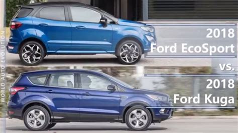 Ford Ecosport Vs Ford Kuga Technical Comparison Youtube