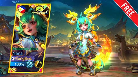 Thank You Moonton For This Mistbender Skin 😱 Mistbender Nana And Aldous