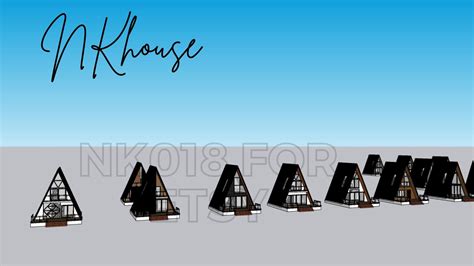 Triangle House Sketchup Package 19 Models Etsy