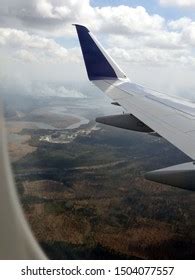 Aircraft Wing Cloudy Stormy Clouds Sky Stock Photo Shutterstock