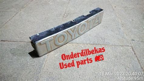 Jual Badge Emblem Grill Toyota Corolla Dx Ke Tahun Sudah Repaint