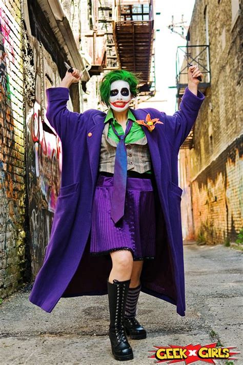 Lady Joker Cosplay Female Joker Cosplay Movie Character Halloween Costumes Character