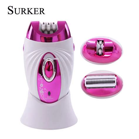 Aliexpress Buy Surker 3IN1 Lady S Electric Epilator Dual