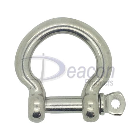 Stainless Steel Commercial Pattern Bow Shackle Deacon Products Ltd