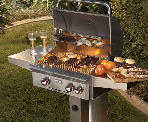 24 Free Standing Gas Grill With Cart Hearth And Patio