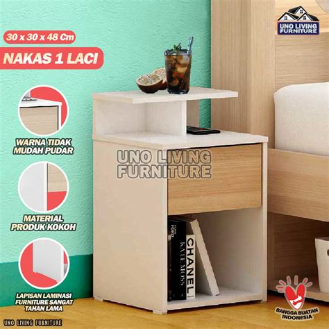 Jual MEJA NAKAS MINI NAKAS 1L KINGDOM NAKAS 1 LACI BEDSIDE TABLE MEJA