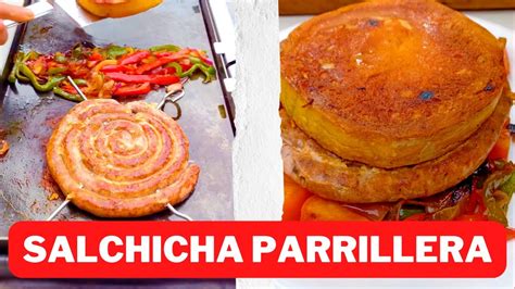 Salchicha Parrillera Con Provoleta En La Planchetta Receta R Pida Y