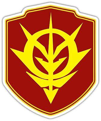 Zeon LOGO Gundam Shield Manga Anime Vinyl Sticker Decal Car Laptop ...