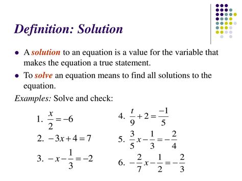 Ppt 91 Solving Equations Powerpoint Presentation Free Download