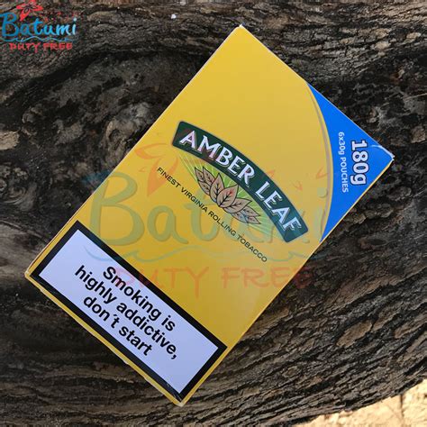 Amber Leaf 30g Original Hand Rolling Tobacco Batumi Duty Free