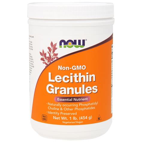 Now Lecithin Granules Non Gmo Lb Vitacost