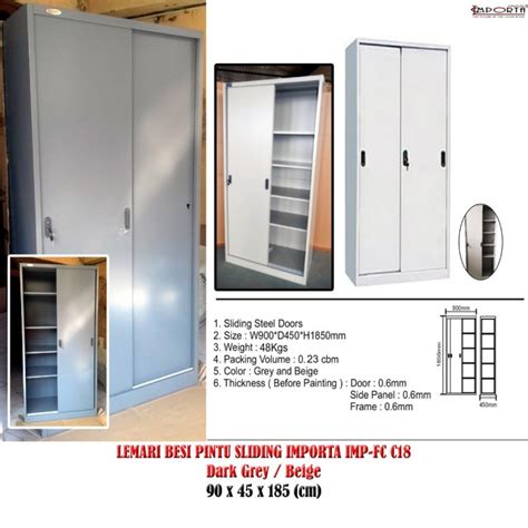 Jual Lemari Besi Pintu Sliding Importa IMP FC C18 Kab Sidoarjo CV