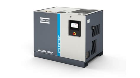 Atlas Copco Ghs Vsd Series Oil Sealed Screw Vacuum Pumps With