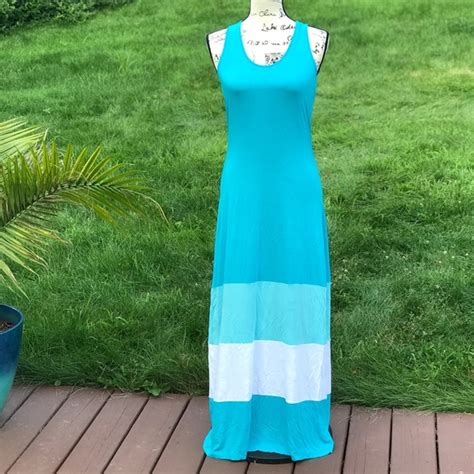 Calvin Klein Dresses Calvin Klein Striped Maxi Dress Poshmark