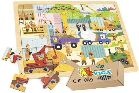 Puzzle Drewniane Uk Adanka El Na Budowie Zabawki Edukacyjne Dla