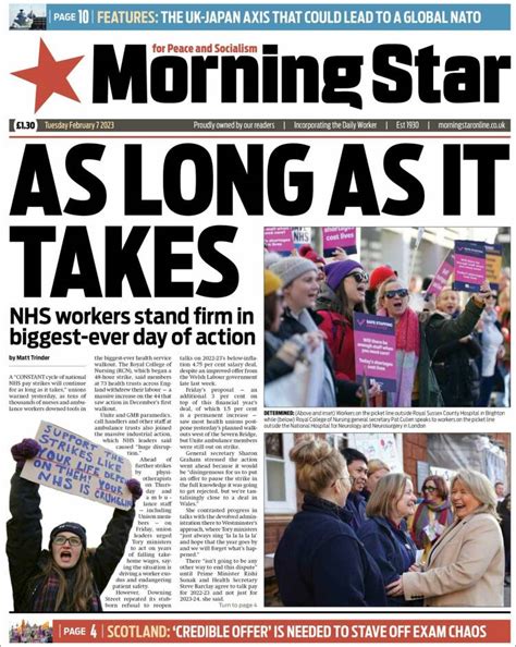 Newspaper Morning Star United Kingdom Newspapers In United Kingdom