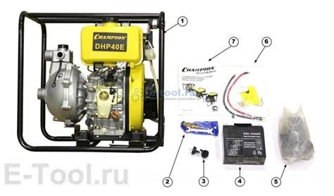 Купить Champion DHP40E Дизельная помпа по цене 29 900 руб. в интернет ...
