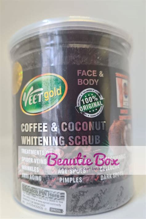 Buy Veetgold Coffee And Coconut Whitening Scrub 450g Beautiebox