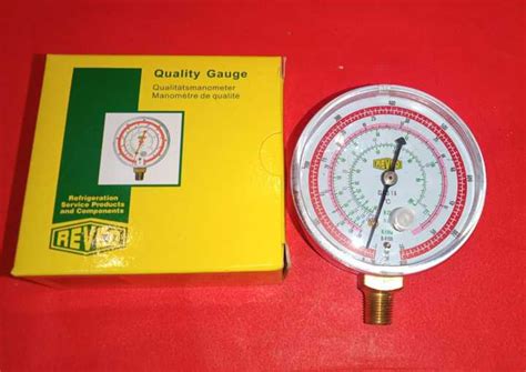 Meteran Manifold High Pressure Gauge Merah Revco 800 Psi Lazada Indonesia