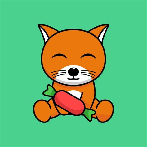 Premium Vector Cute Orange Cat Character Premium Vector Illustration