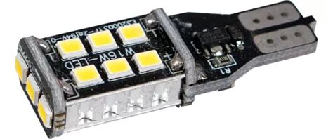 1 Foco Led T15 Pellizco Canbus 15led Smd Luz Reversa Cuartos