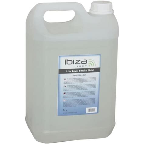 SMOKE5L LOW IBIZA Liquide pour machine à fumée LOW reste au sol