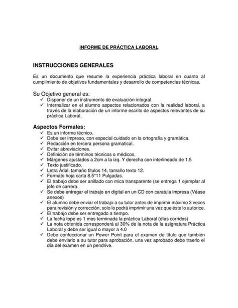 Informe De Pr Ctica Laboral Tamara Francisca Sanchez Villa Udocz