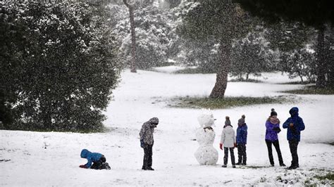 PREVISIÓN NIEVE ESPAÑA AEMET La AEMET anuncia la fecha en la que