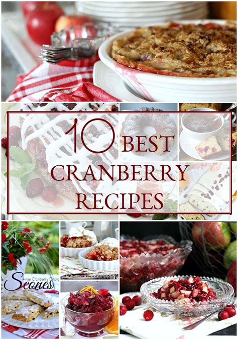 10 Best Cranberry Recipes | Grateful Prayer | Thankful Heart