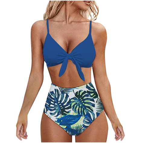 Tejiojio Summmer Split Swimsuits Hawaii Bikini Swimsuit Women S Color