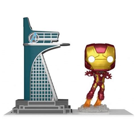 Figurine Funko Pop La Tour Des Avengers Avec Iron Man Glow In The Dark