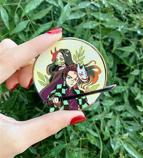 Kamado Siblings Enamel Pin Jessie Hannah