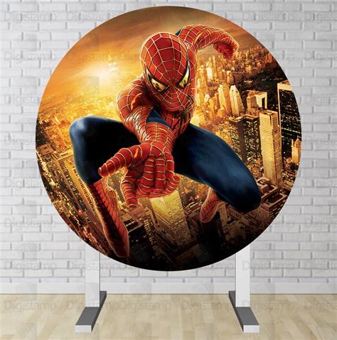 Painel Redondo Homem Aranha Pnr