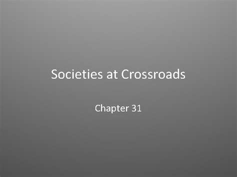 Societies At Crossroads Chapter 31 Intro The Ottoman