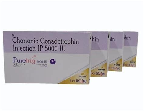 Puretrig HP 5000Iu Chorionic Gonadotropin Packaging Type Vial Dose